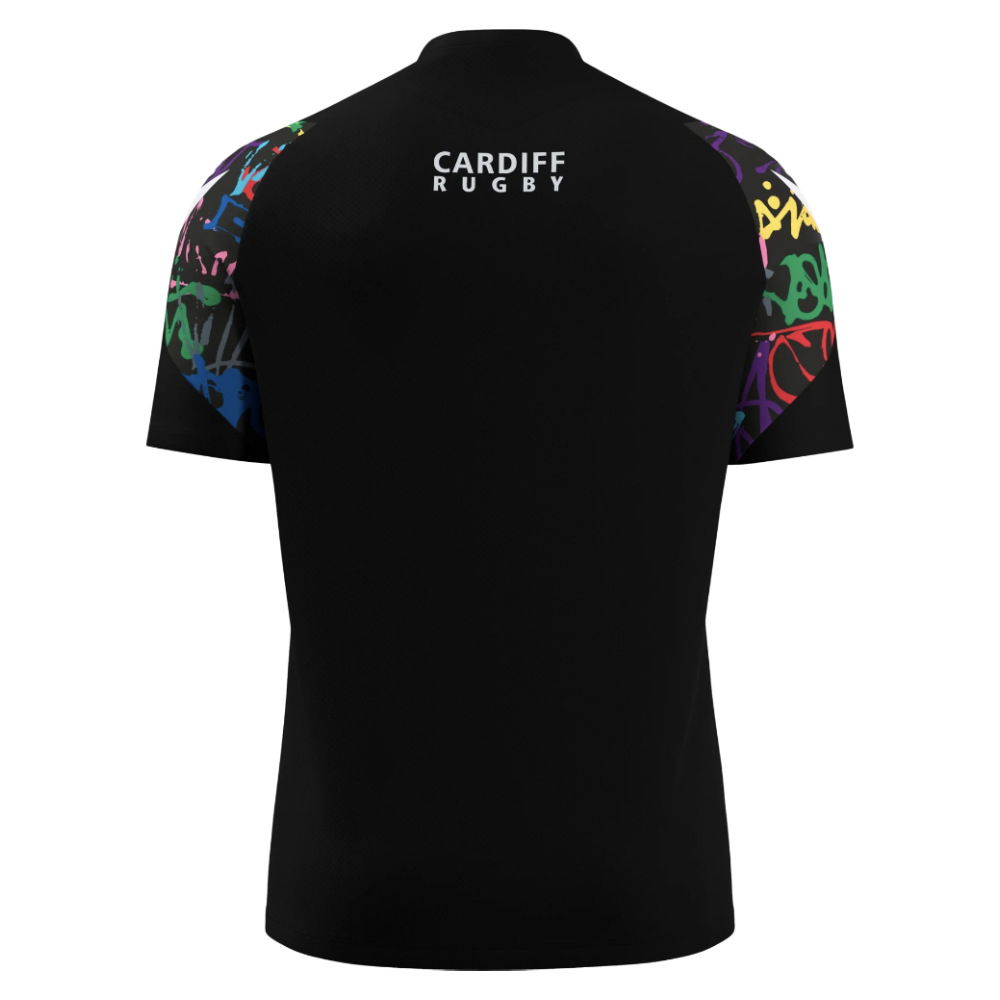 2025-2026 Cardiff Blues Rugby Training Tee (Black)