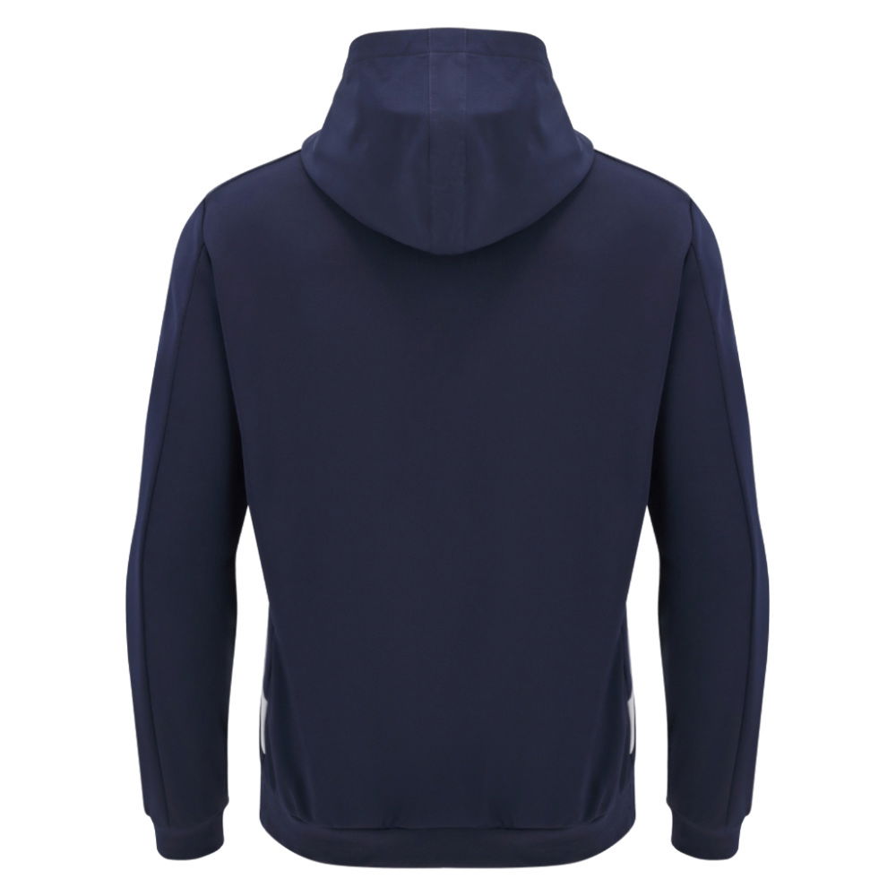 2025-2026 Edinburgh Rugby Hooded Warm Up Jacket (Navy)