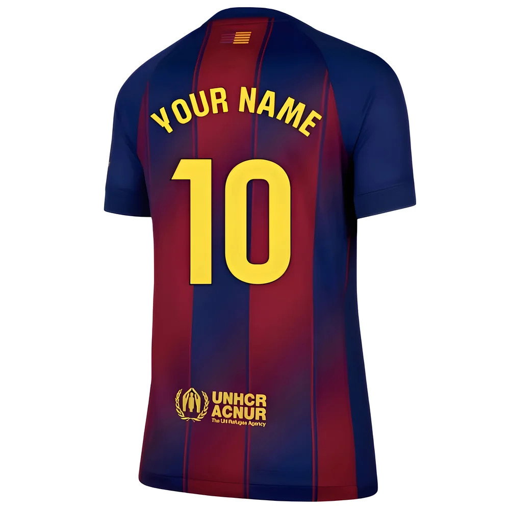 2025-2026 Barcelona Home Shirt (Womens) (Your Name)