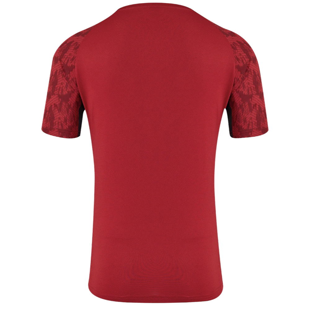 2025-2026 Saracens Performance Short Sleeve Tee (Rythmic Red)
