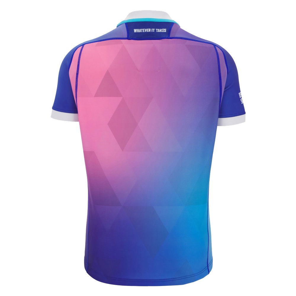 2025-2026 Glasgow Warriors Rugby Training Jersey (Blue)