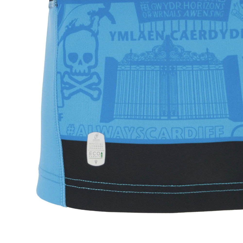 2025-2026 Cardiff Blues Home Poly Rugby Shirt (Kids)