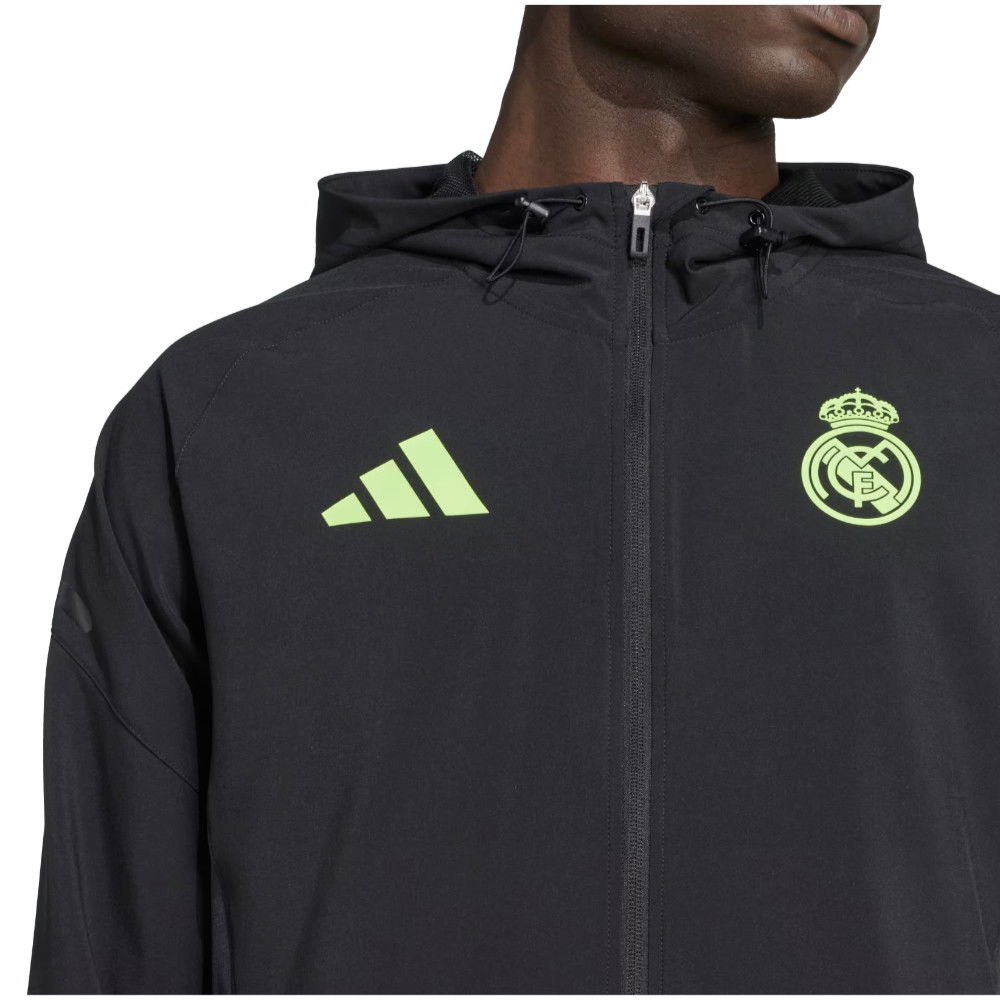 2025-2026 Real Madrid Pro Vis Tech Jacket (Black)
