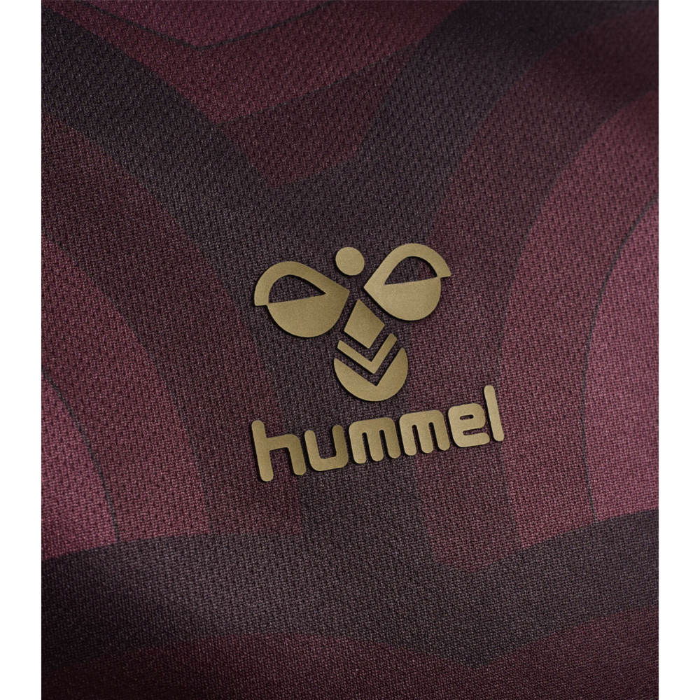 2025-2026 Hearts Home Pre Match Shirt (Maroon)