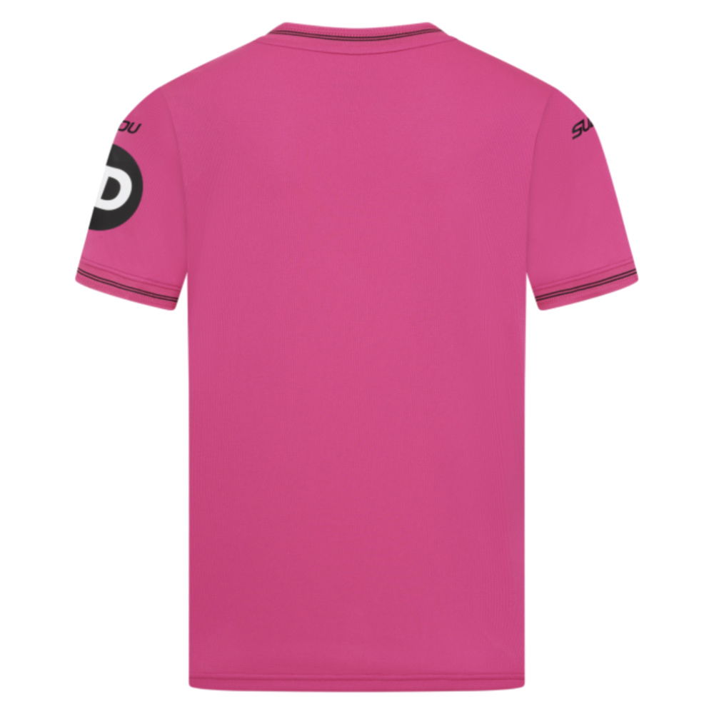 2025-2026 Wolves Goalkeeper Away Shirt (Pink) - Kids