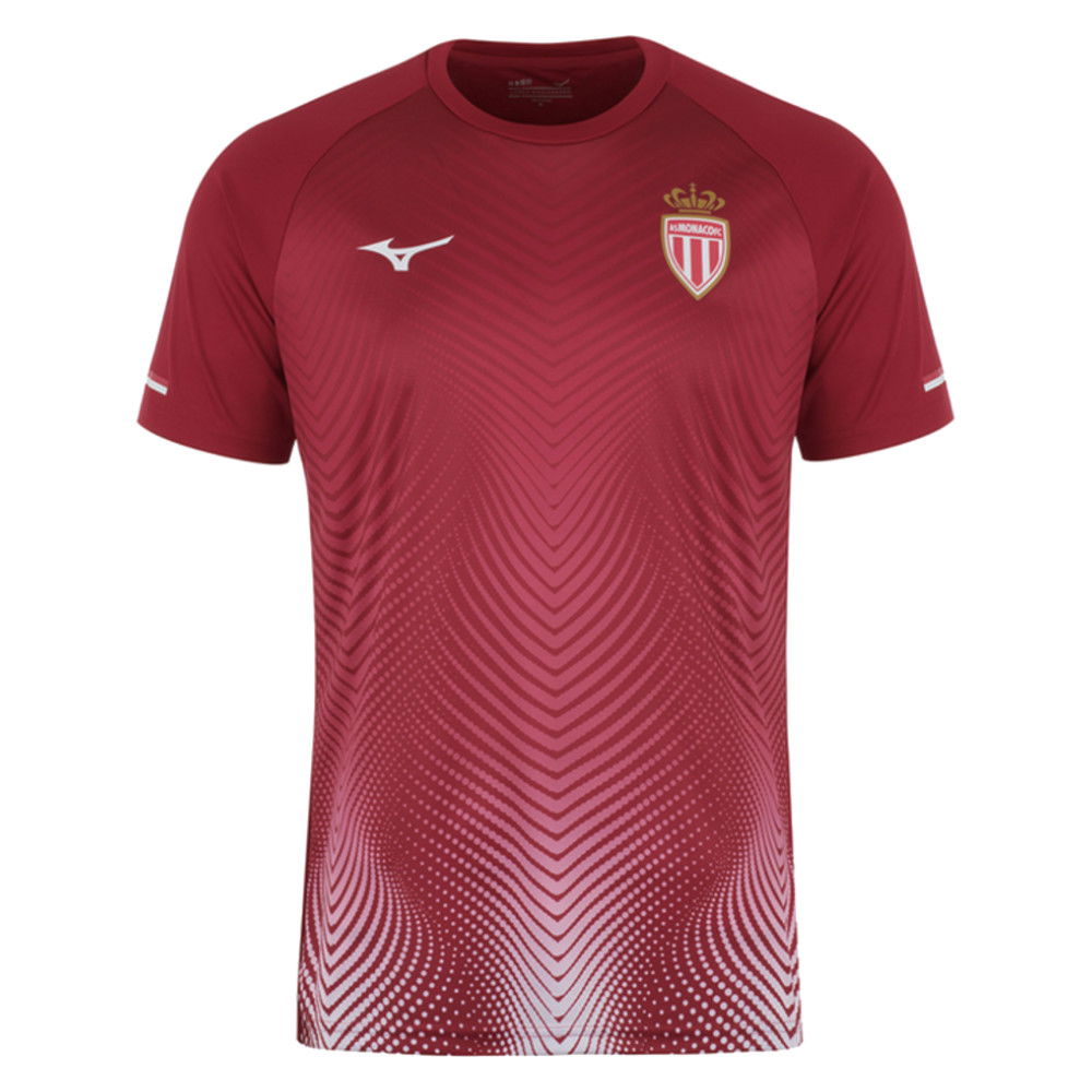 2025-2026 AS Monaco Training Shirt (Bordeaux) (Your Name)