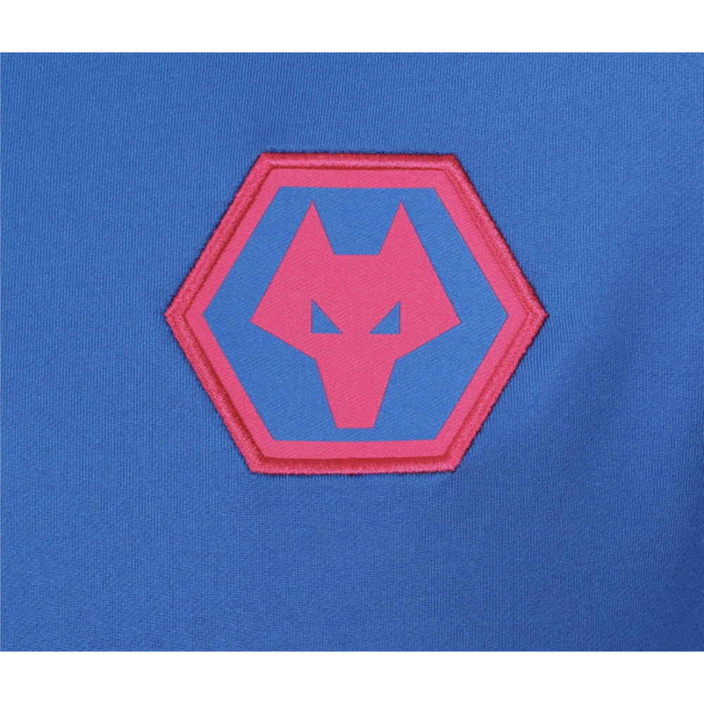 2025-2026 Wolves Players Training 1/4 Zip Top (Lapis Blue)