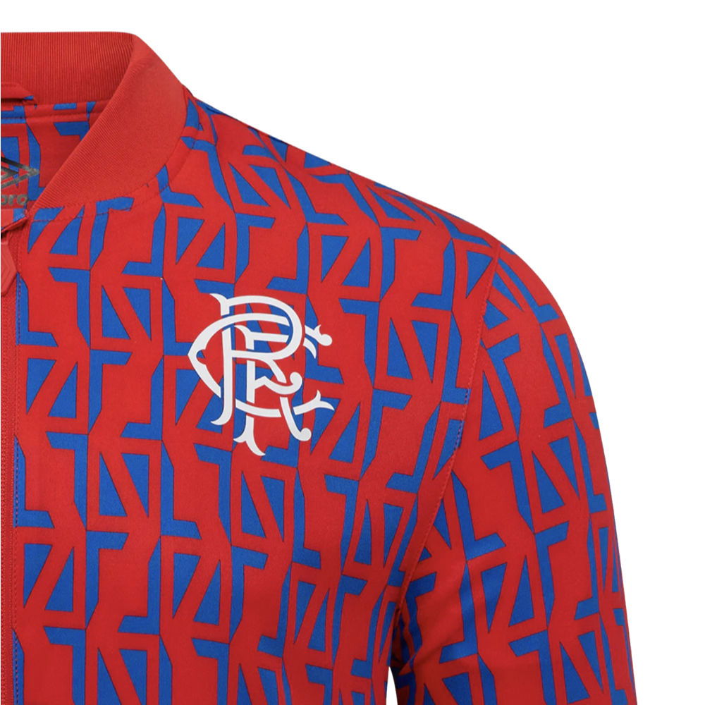 2025-2026 Rangers Away Pre Match Jacket (Red)