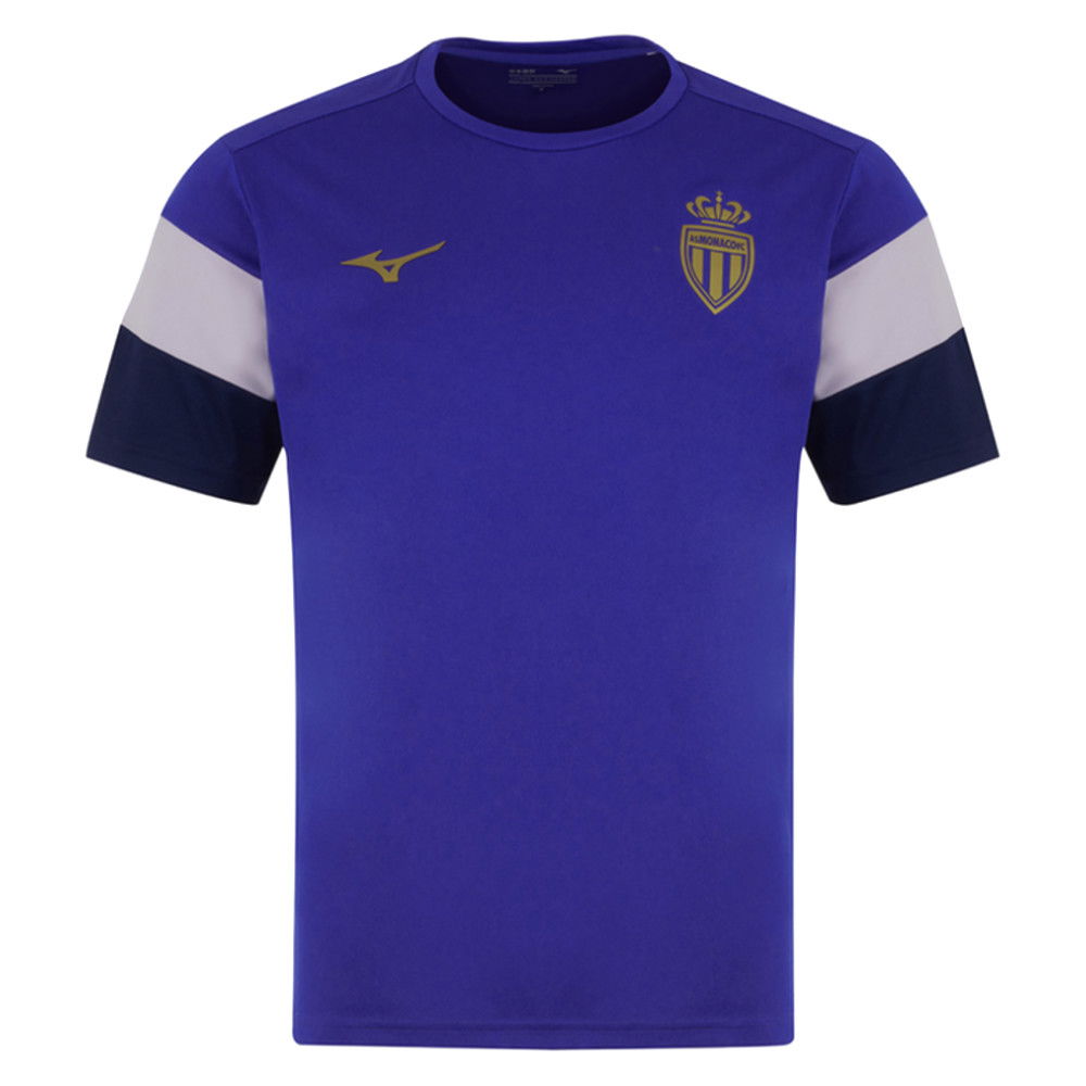 2025-2026 AS Monaco Pre Match Shirt (Blue) (Your Name)