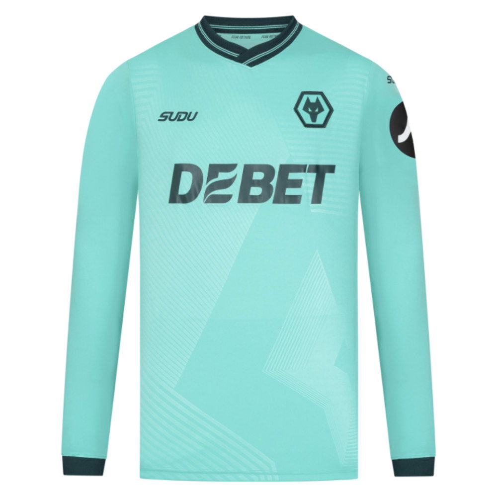2025-2026 Wolves Long Sleeve Away Shirt (Guedes 29)