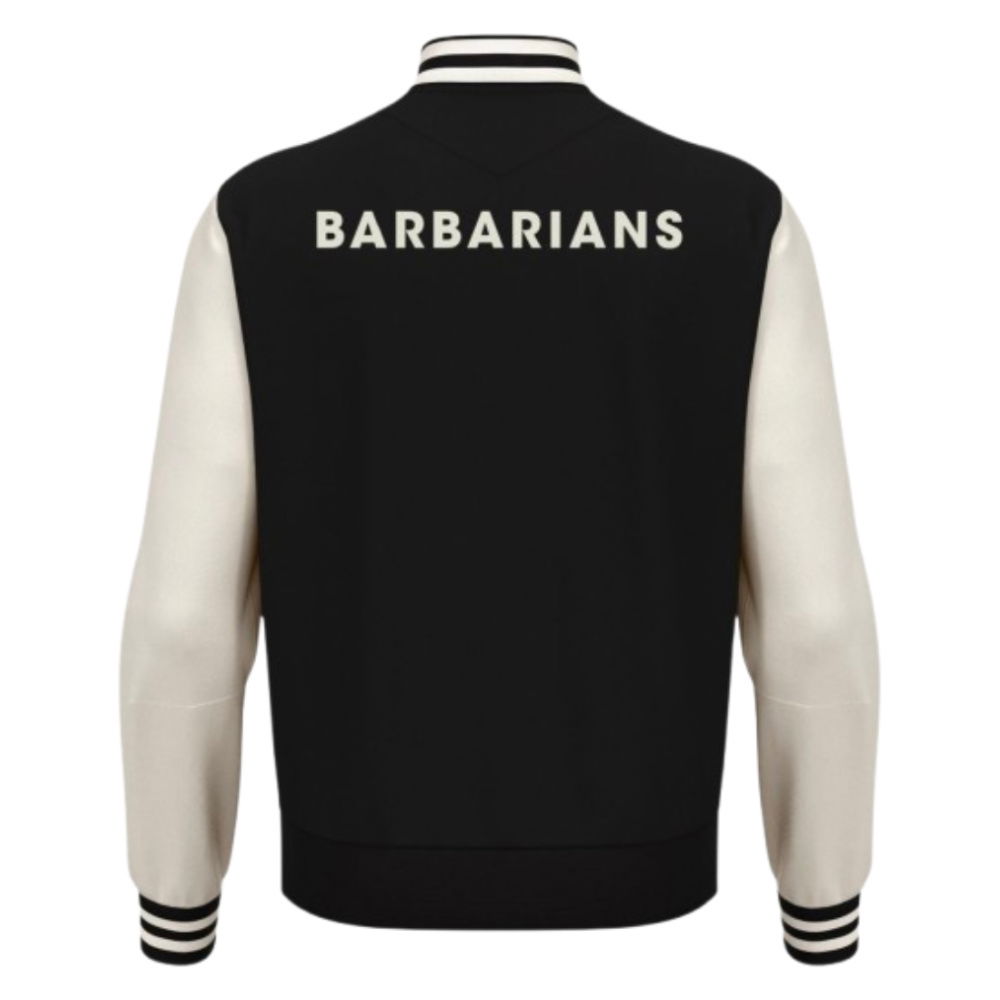2025-2026 Barbarians Rugby Warm Up Jacket (Black)
