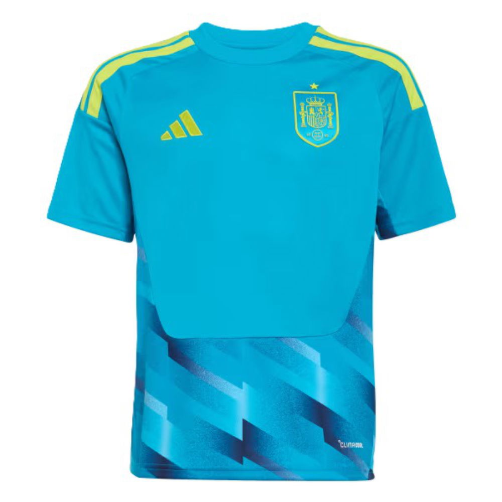 2026-2027 Spain Home Goalkeeper Shirt (Aqua) - Kids (Casillas 1)