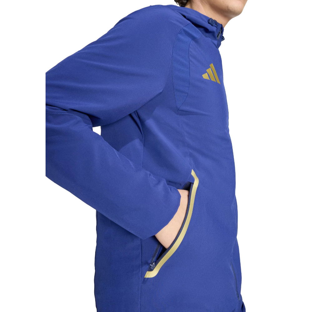 2026-2027 Italy Tiro Travel Full Zip Windbreaker (Victory Blue)