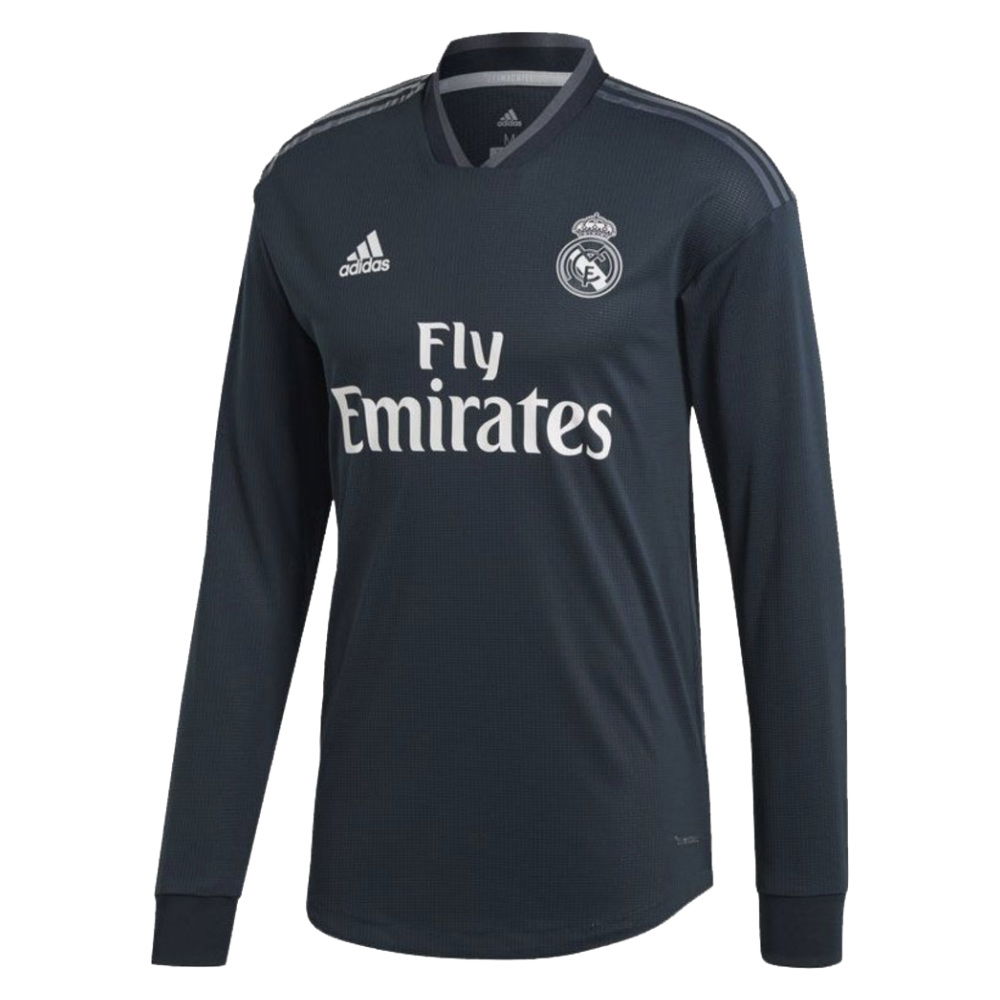 2018-2029 Real Madrid Long Sleeve Away Shirt (Kids) (Your Name)
