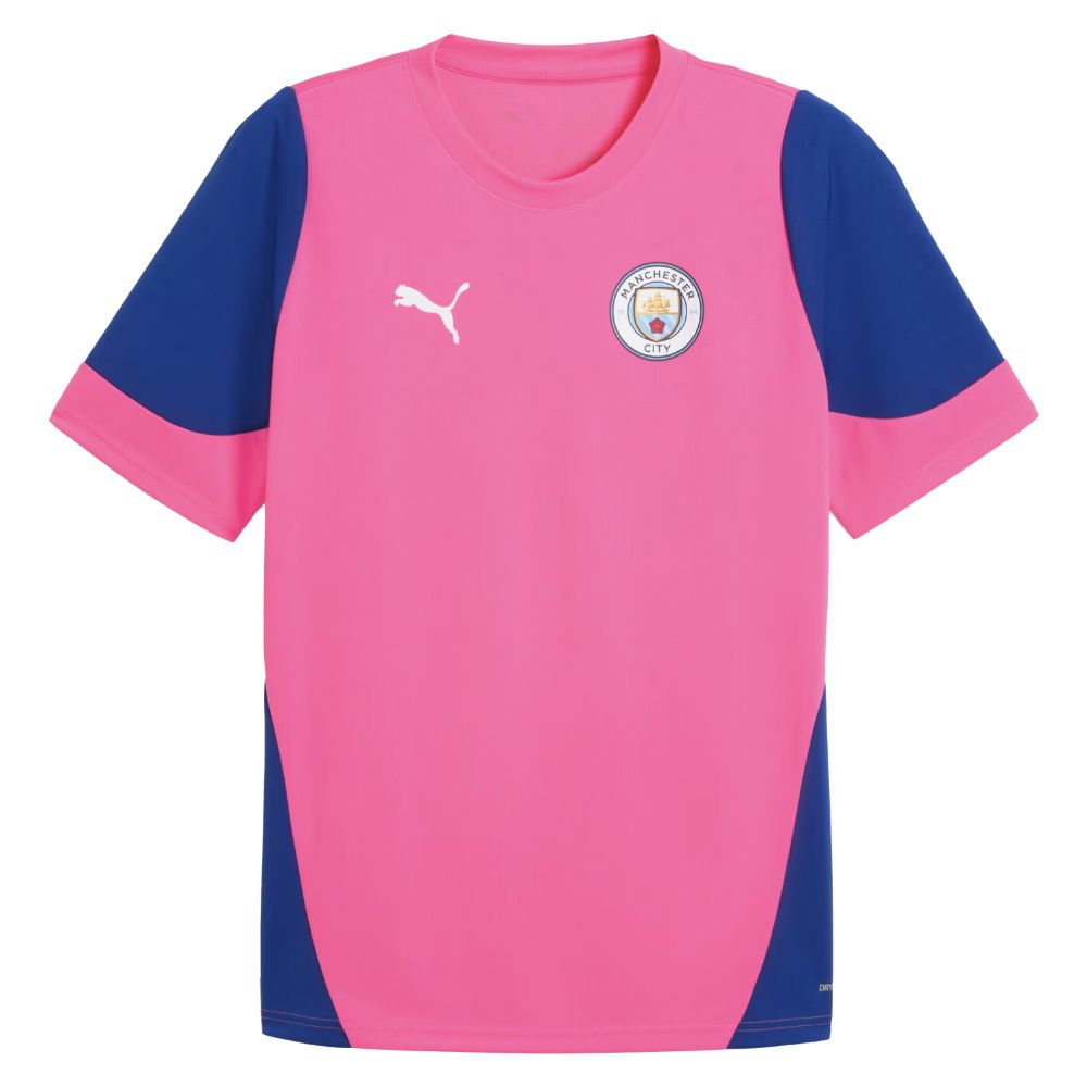 2025-2026 Man City Training Jersey (Fluro Pink) (Your Name)