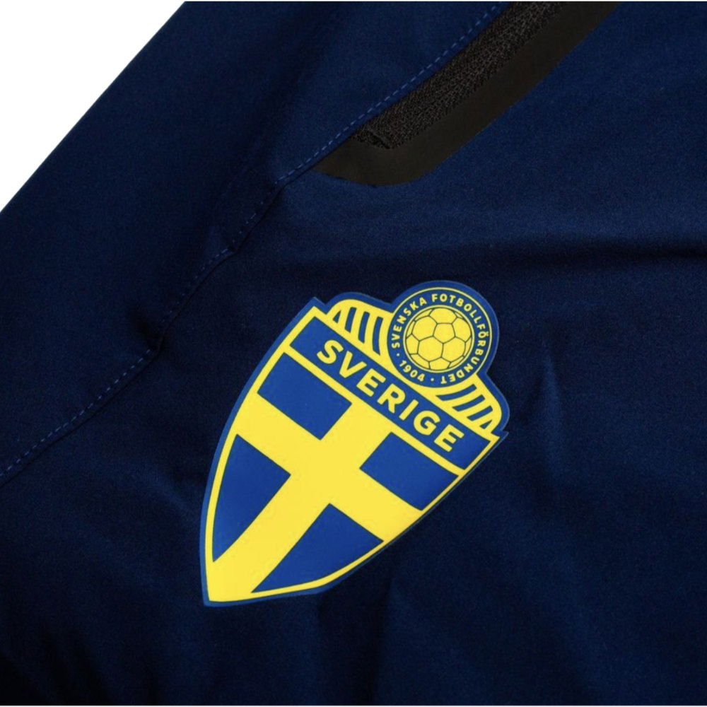 2026-2027 Sweden Tiro Tech Tracksuit Pants (Navy)