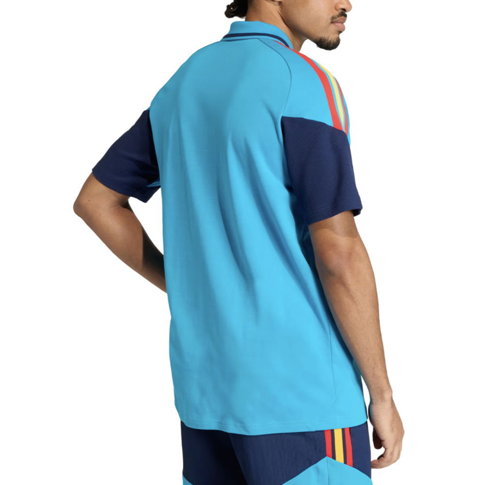 2026-2027 Spain Polo Shirt (Bold Aqua)