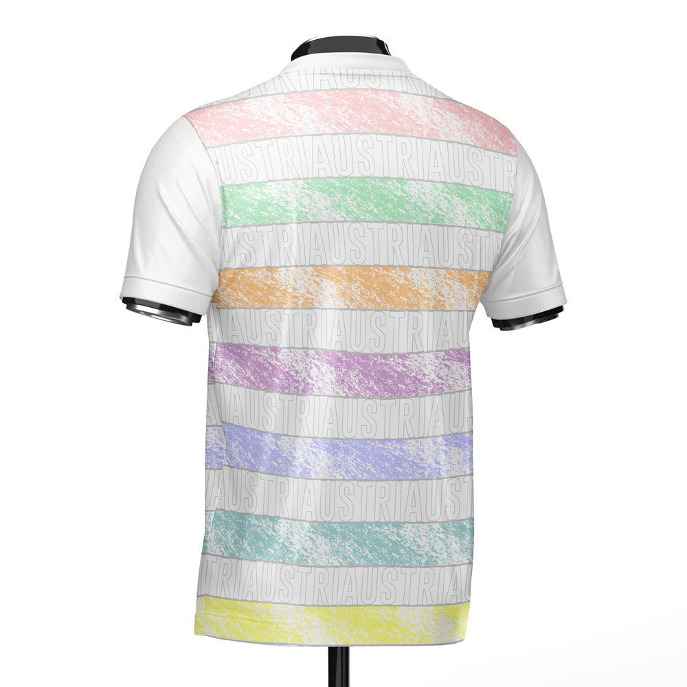 Austria Heritage Football Jersey White (Wolvate) Adult Short Sleeve