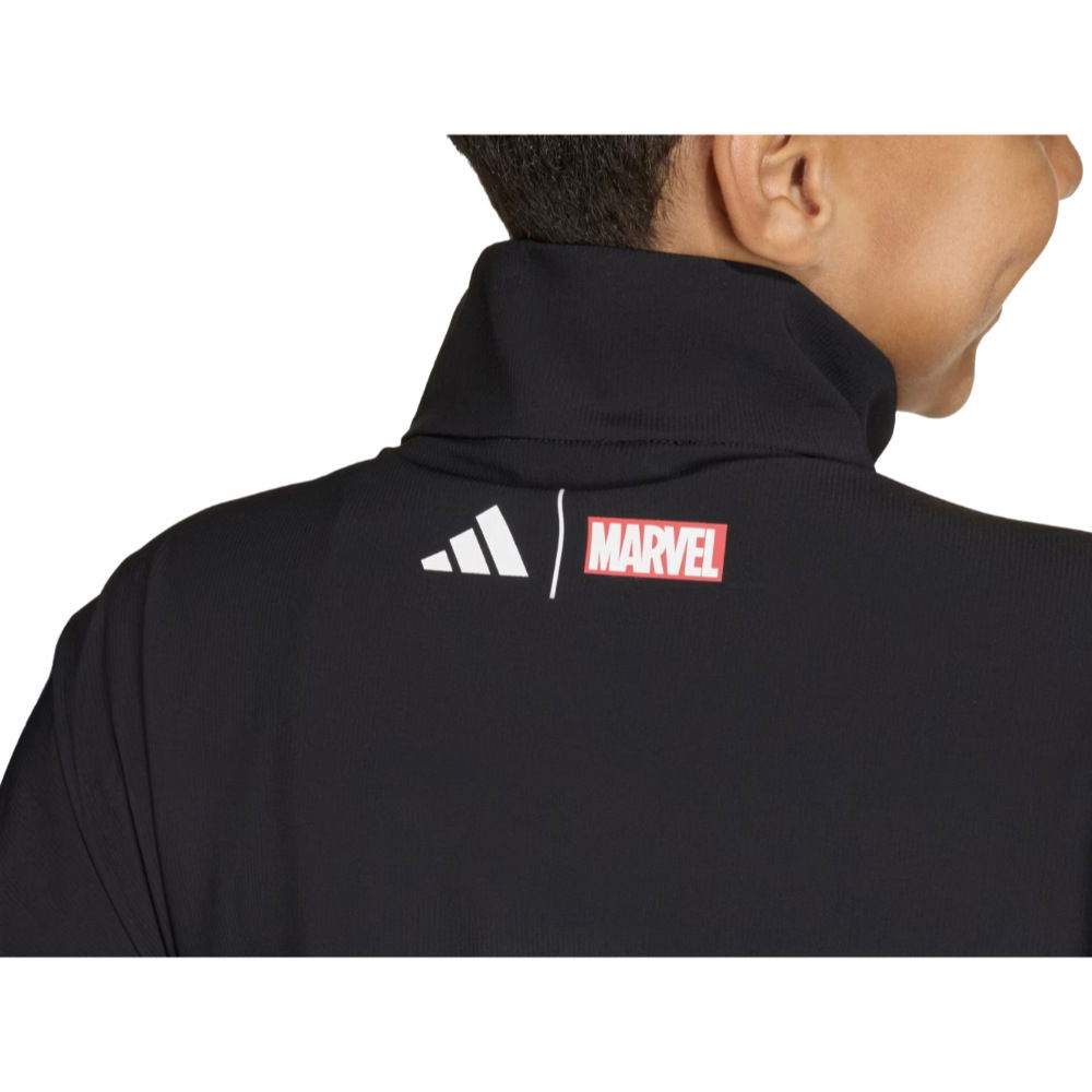 2025-2026 Real Madrid Anthem Jacket (Black) - Kids