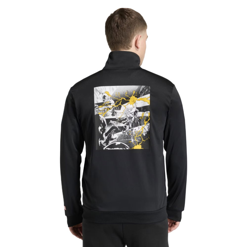 2025-2026 Real Madrid Marvel Track Top (Black)