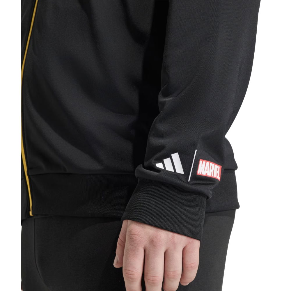 2025-2026 Real Madrid Marvel Track Top (Black)