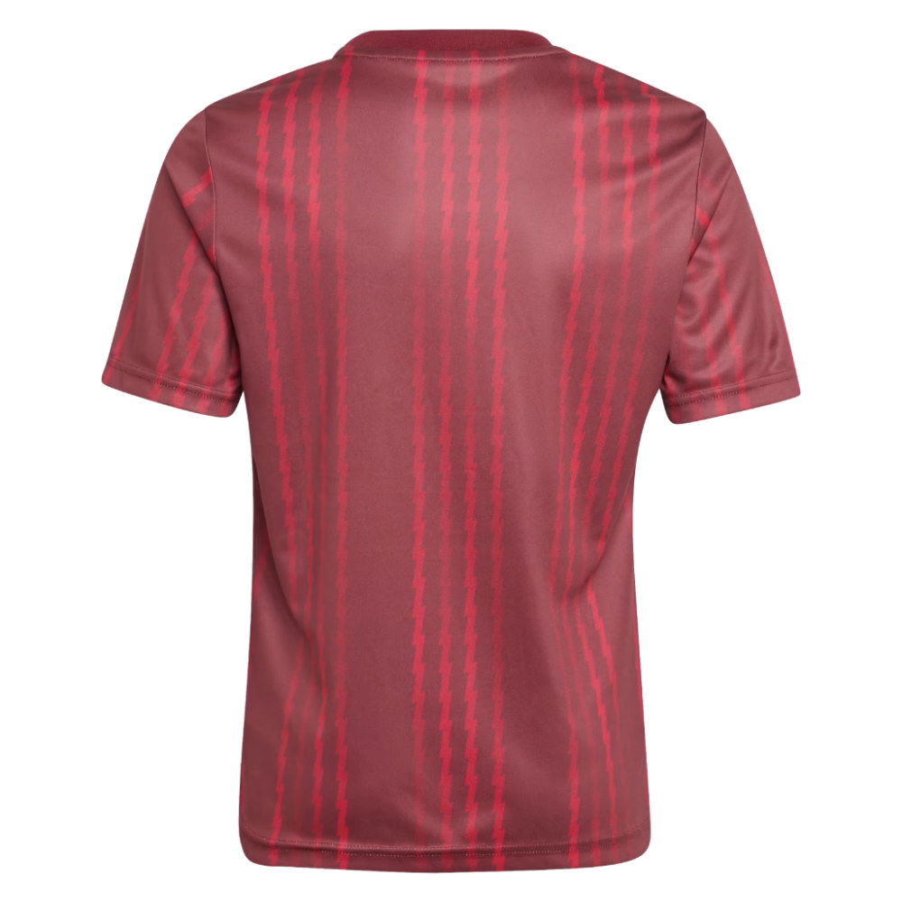 2025-2026 Arsenal Pre-Match Warm Up Shirt (Burgundy) - Kids