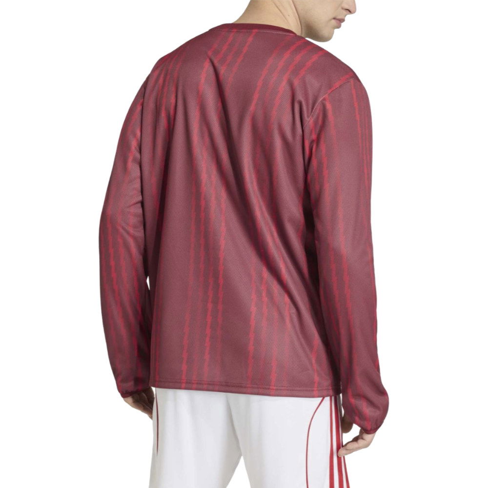 2025-2026 Arsenal Pre-Match Warm Up Top (Burgundy)