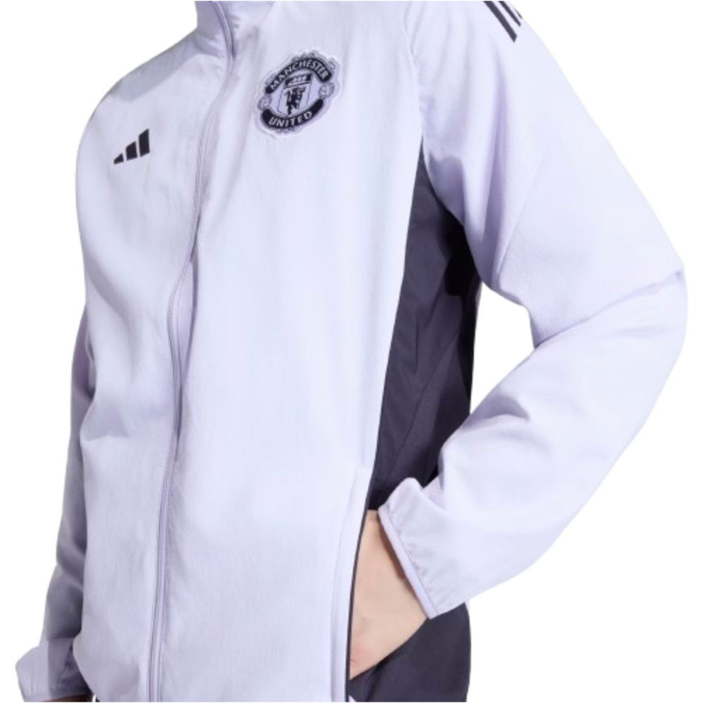 2025-2026 Man Utd Presentation Jacket (Purple Tint)