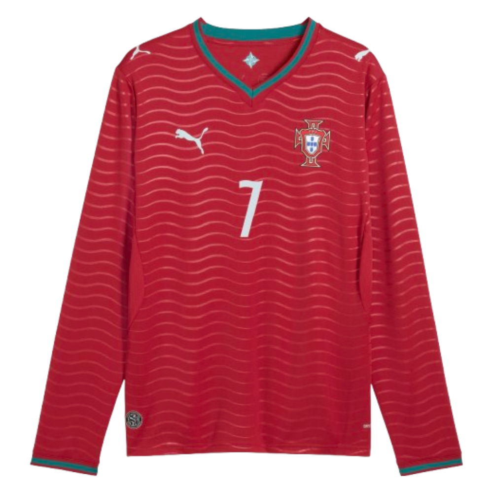 2026-2027 Portugal Long Sleeves Home Shirt RONALDO