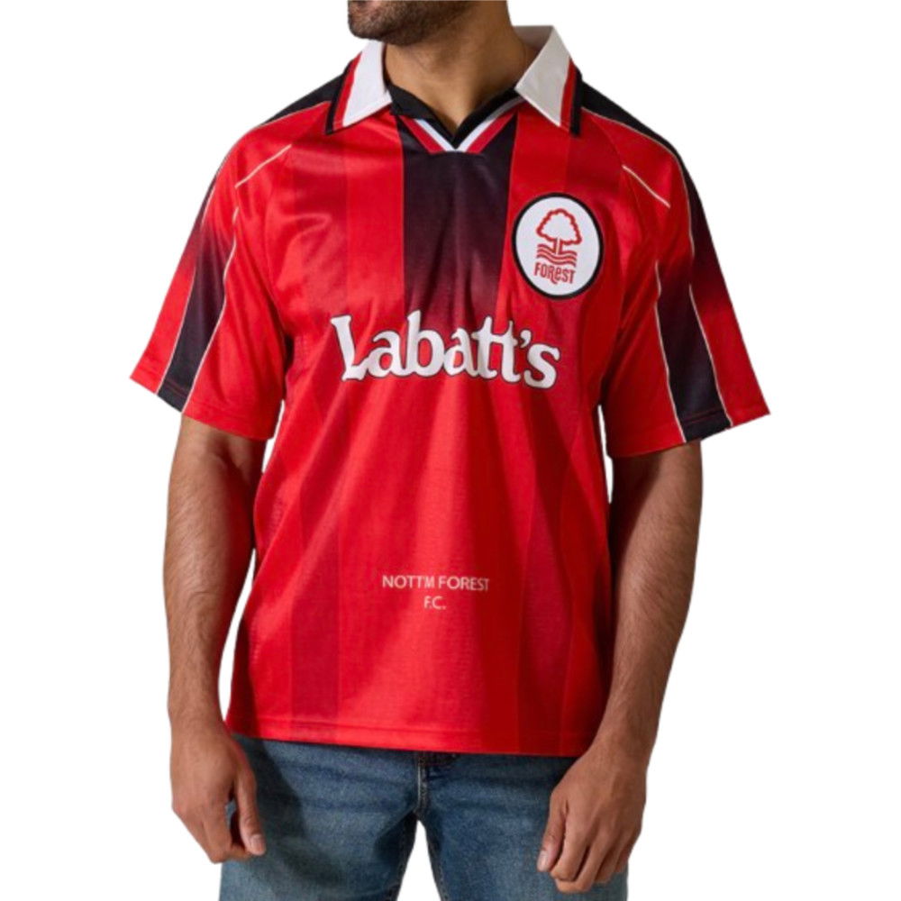 1997-1998 Nottingham Forest Home Retro Shirt (Van Hooijdonk 15)