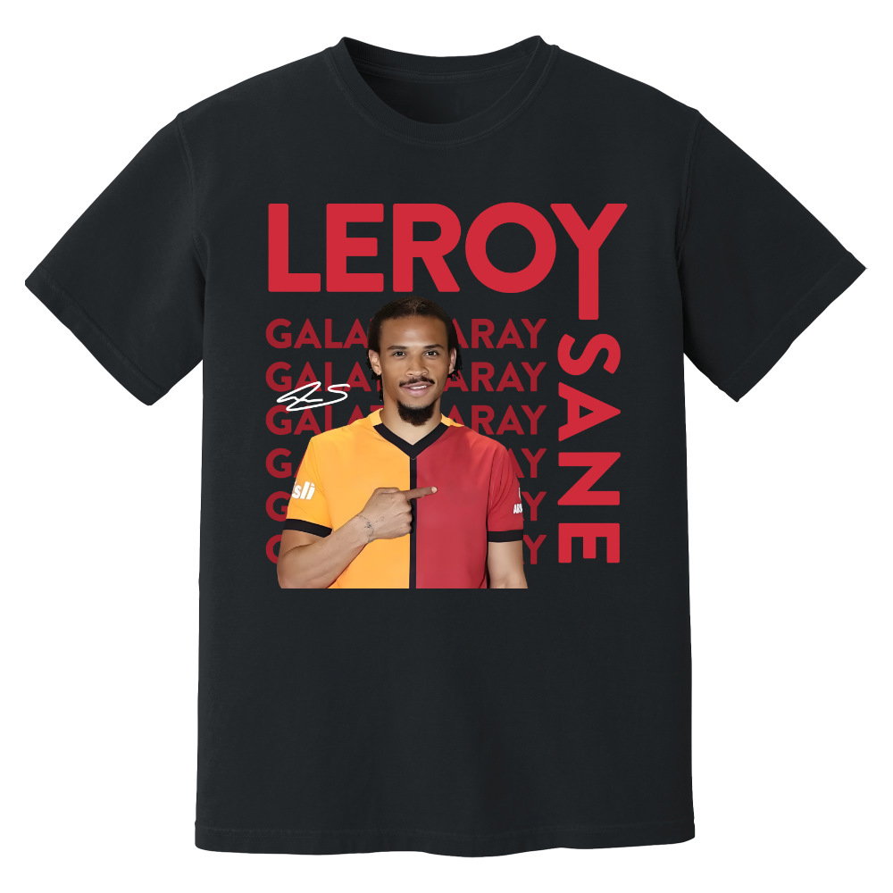 Leroy Sane Galatasaray New Signing T-Shirt (Black)