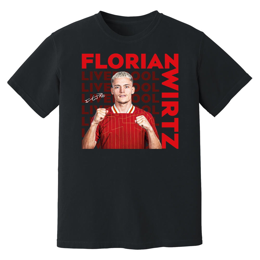 Florian Wirtz Liverpool New Signing T-Shirt (Black)
