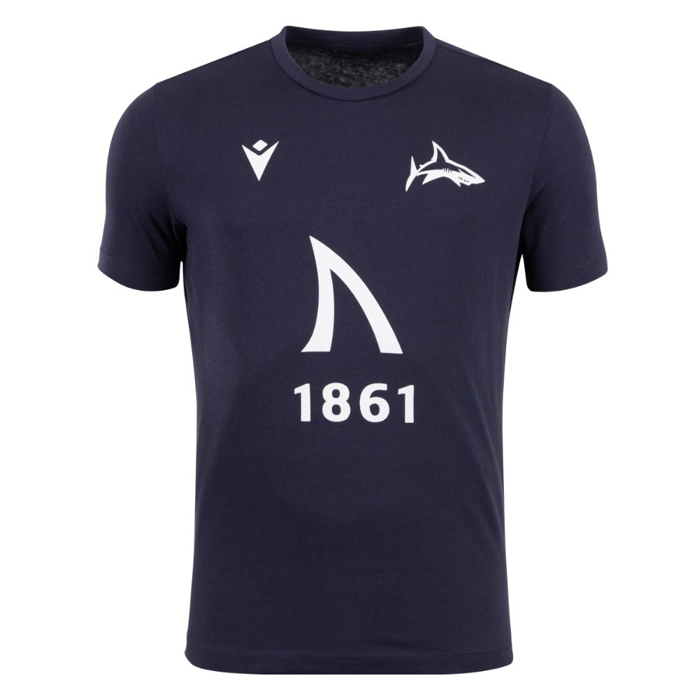 2025-2026 Sale Sharks Travel Shirt (Navy) (Your Name)