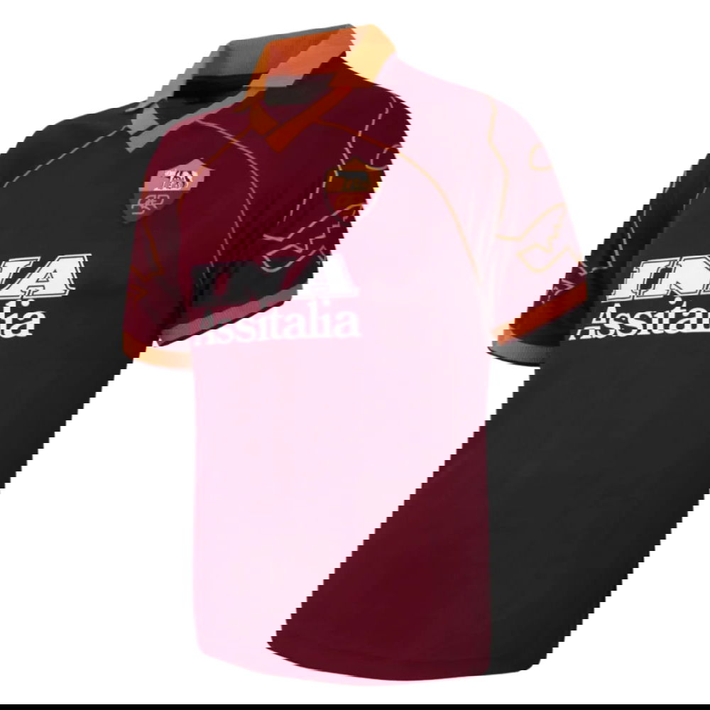 1999-2000 Roma Home Retro Football Shirt (Tommasi 17)