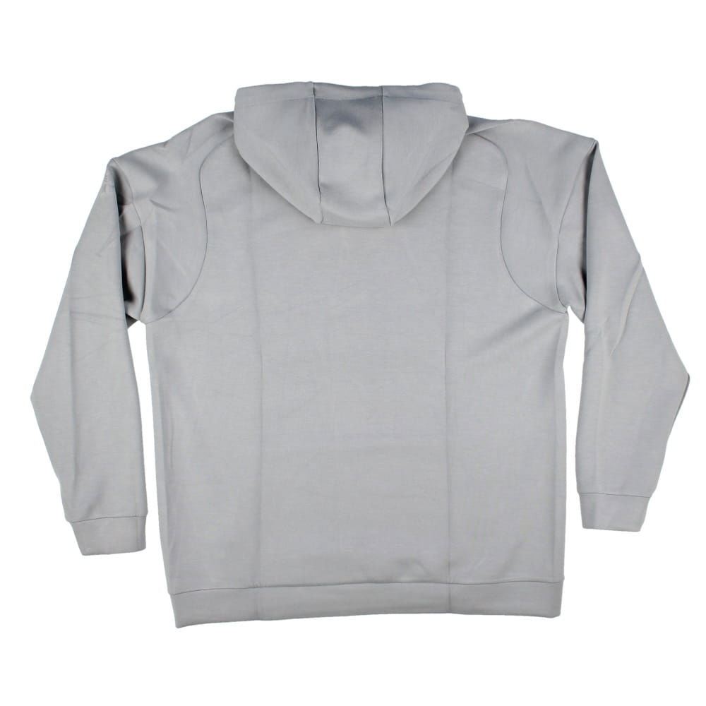 2025-2026 Leinster Rugby Travel Overhead Hoodie (Grey Marl)