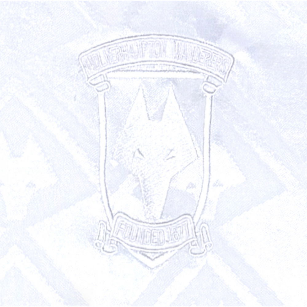 1992 Wolverhampton Wanderers Retro Blank Out Shirt