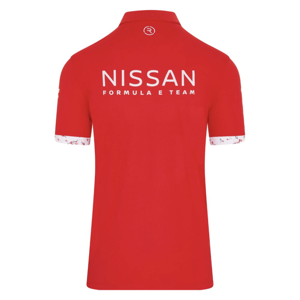 2026 Nissan Formula E Replica Polo Shirt (Red)