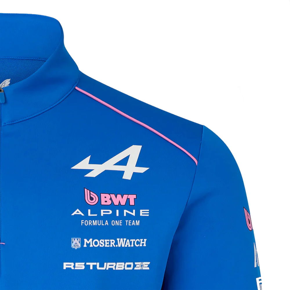 2026 Official Alpine F1 Team Quarter Zip Midlayer (Lapis Blue)