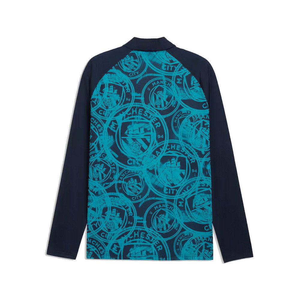 2026 Man City Warm Up 1/4 Zip Top (Deep Navy)
