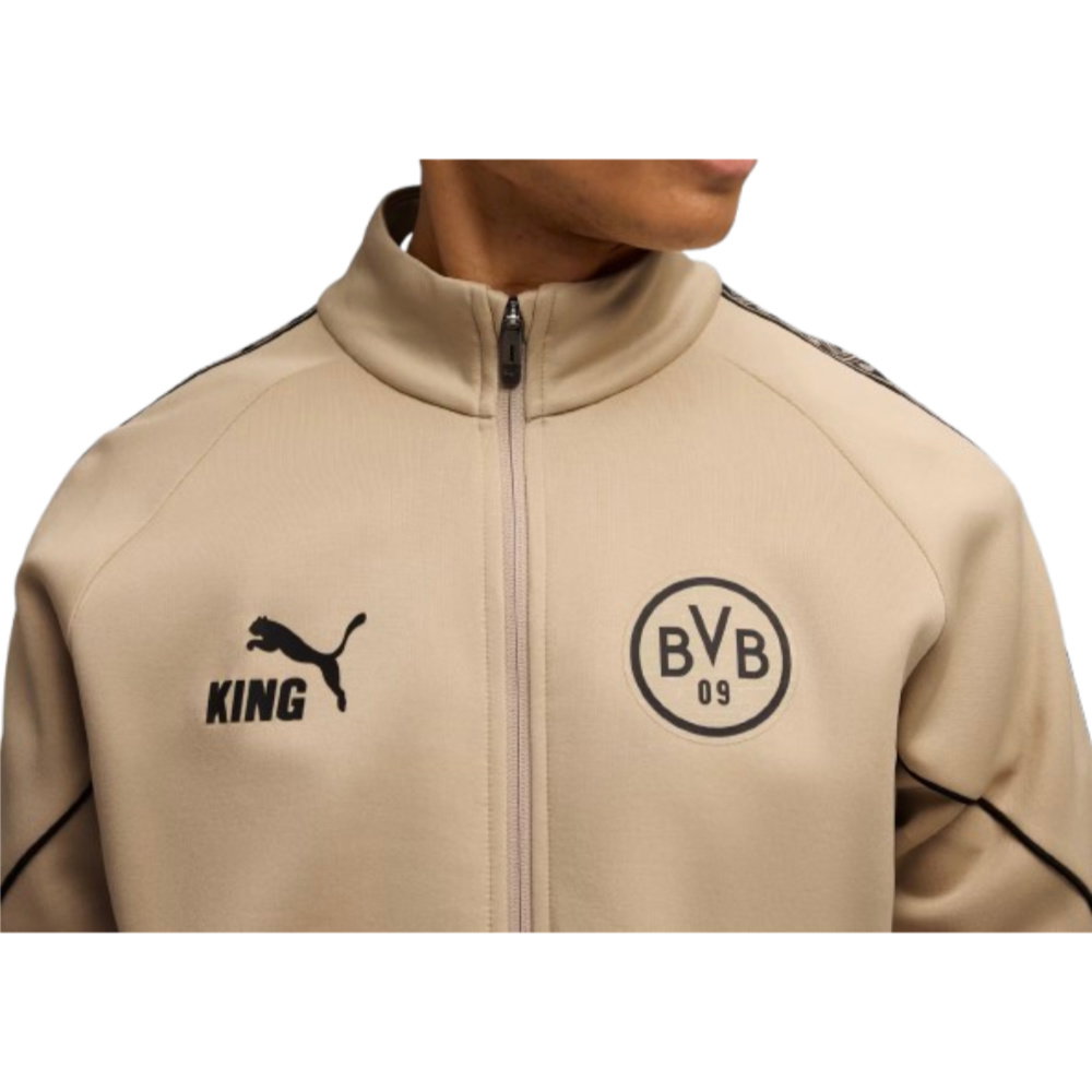 2026 Borussia Dortmund KING Anthem Jacket (Alabaster)