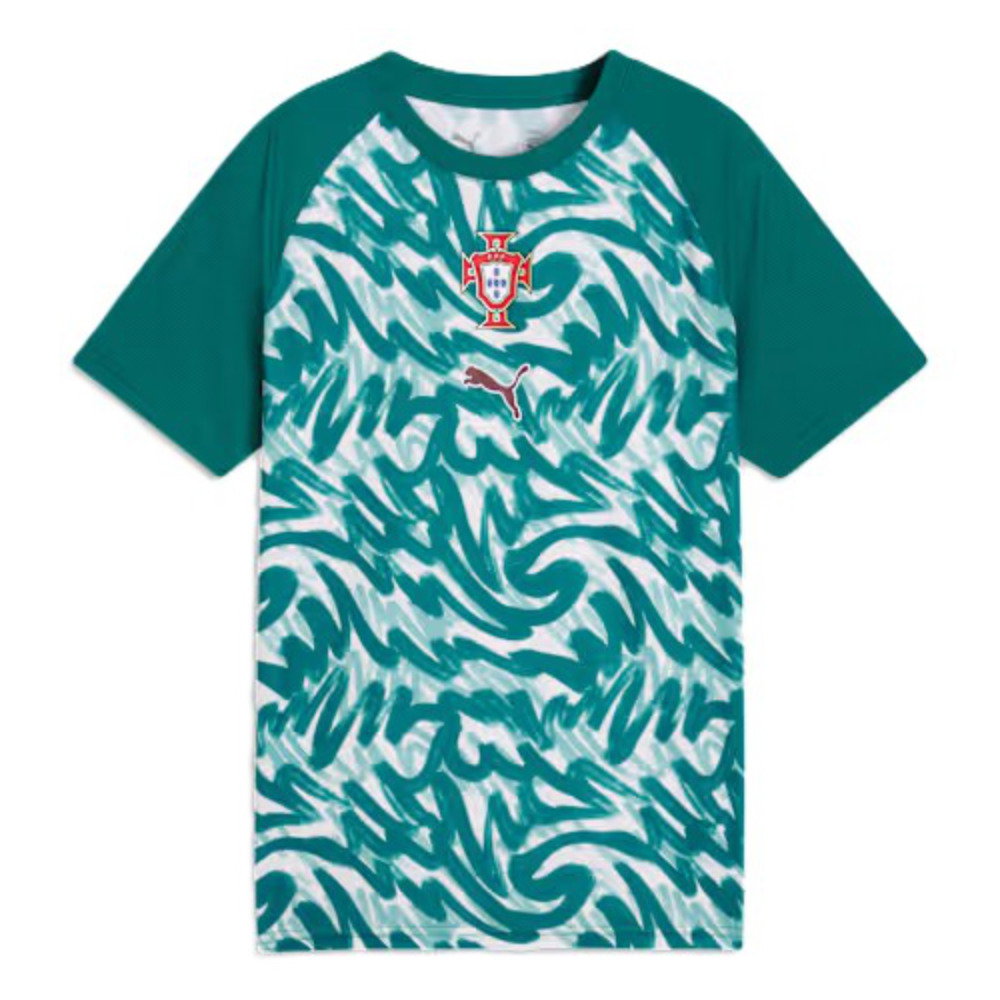 2026-2027 Portugal Warm Up Jersey (Green) - Kids (Bernardo 10)
