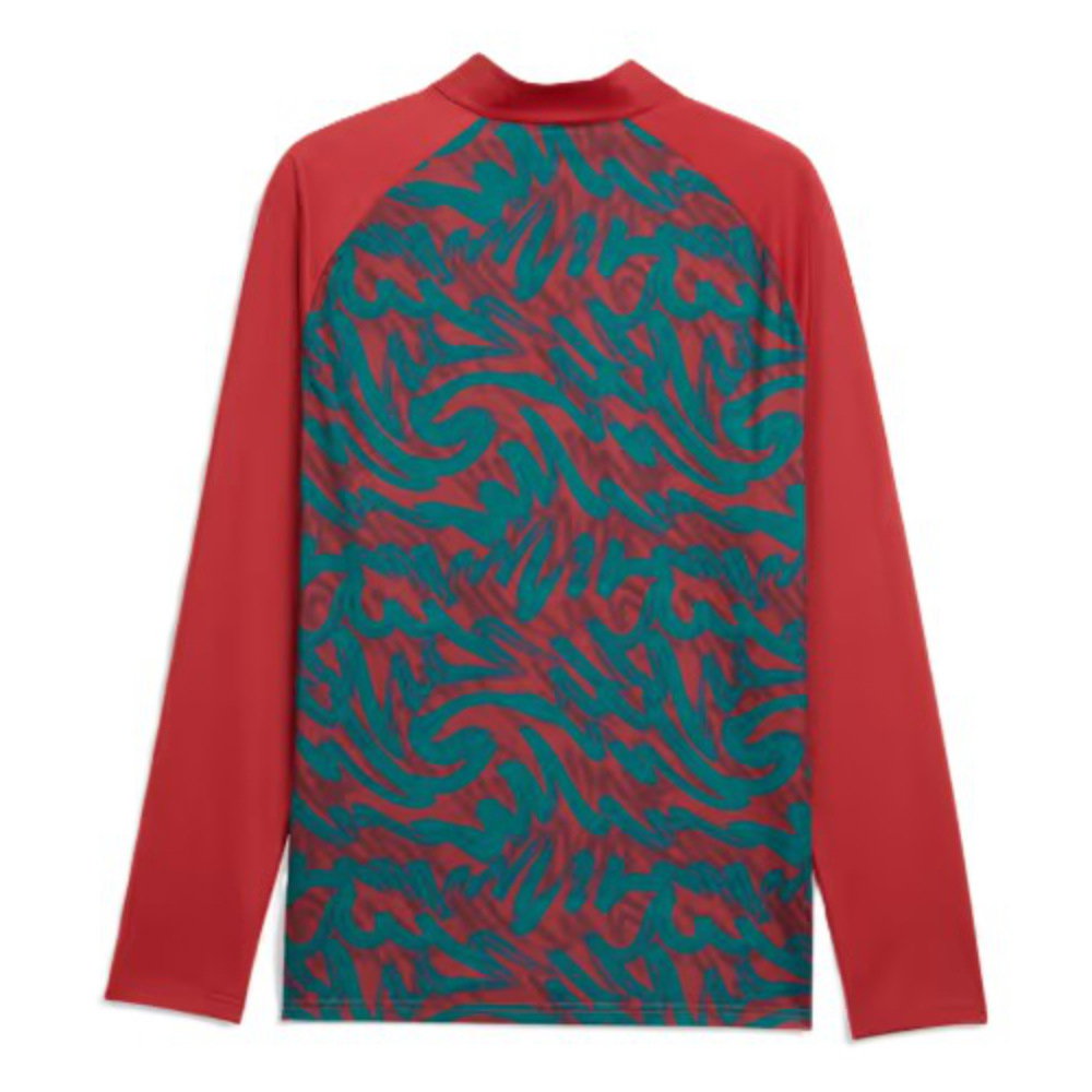 2026-2027 Portugal Warm Up 1/4 Zip Top (Red)