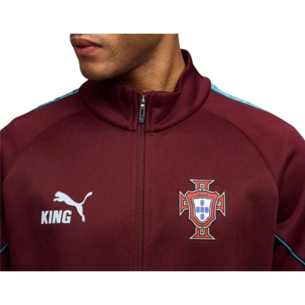 2026-2027 Portugal KING Anthem Jacket (Ruby)