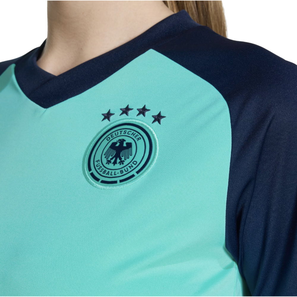 2026-2027 Germany Away Pre-Match Shirt (Flash Aqua) - Womens