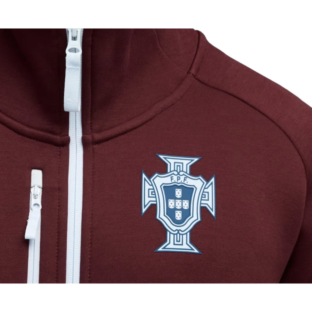 2026-2027 Portugal PumaTECH FZ Hoody (Ruby)