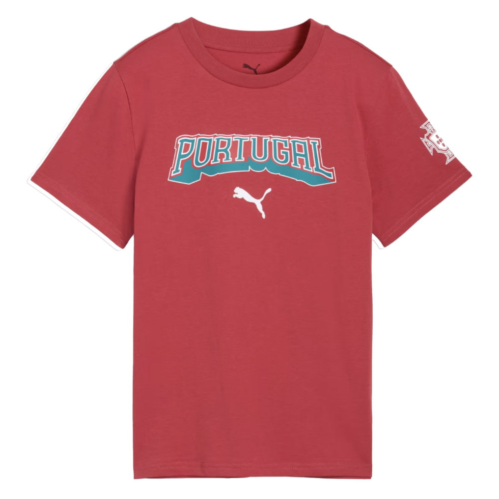2026-2027 Portugal FtblCulture Tee (Red) - Kids (Bernardo 10)