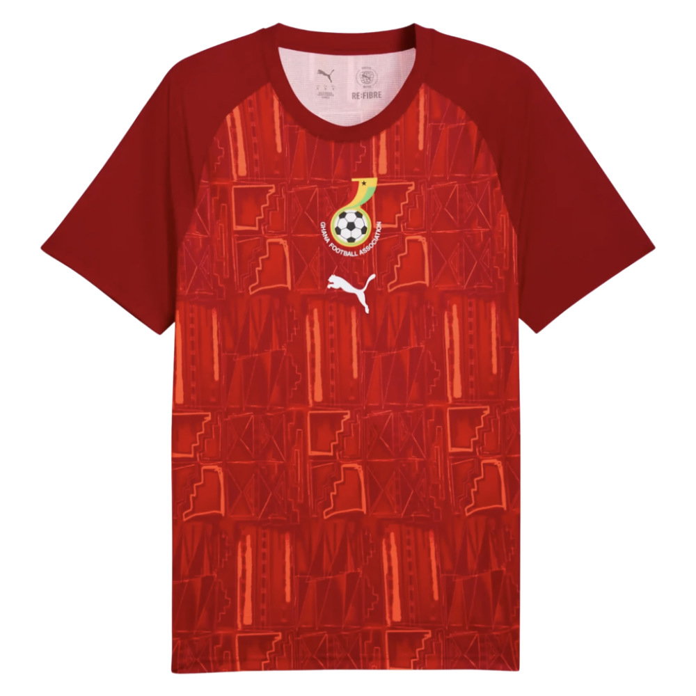 2026-2027 Ghana Warm Up Jersey (Dark Crimson) (Essien 8)