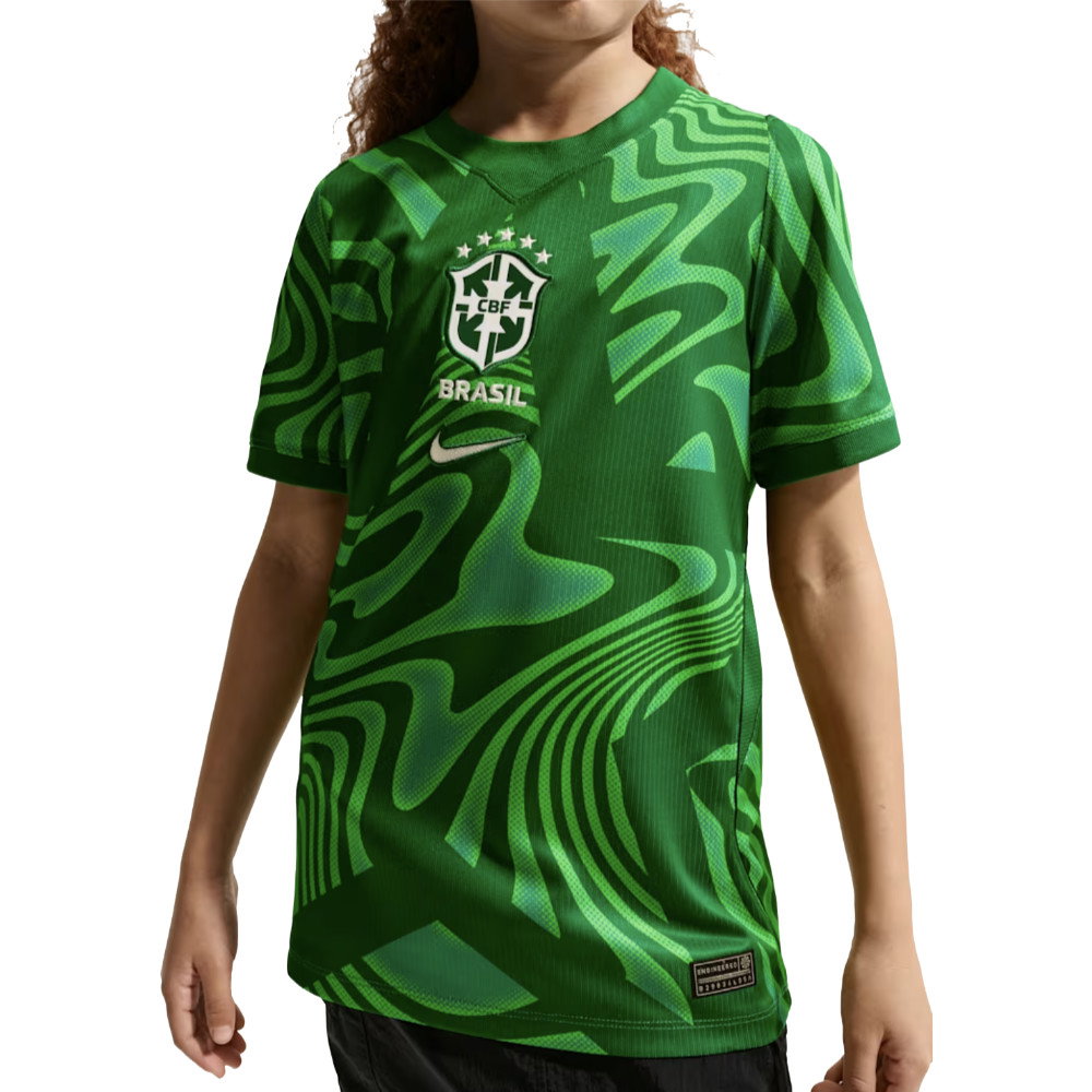 2026-2027 Brazil Goalkeeper Shirt (Green) - Kids (Bento 12)