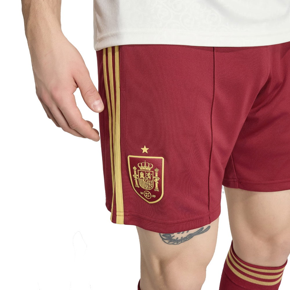 2026-2027 Spain Away Shorts (Burgundy)