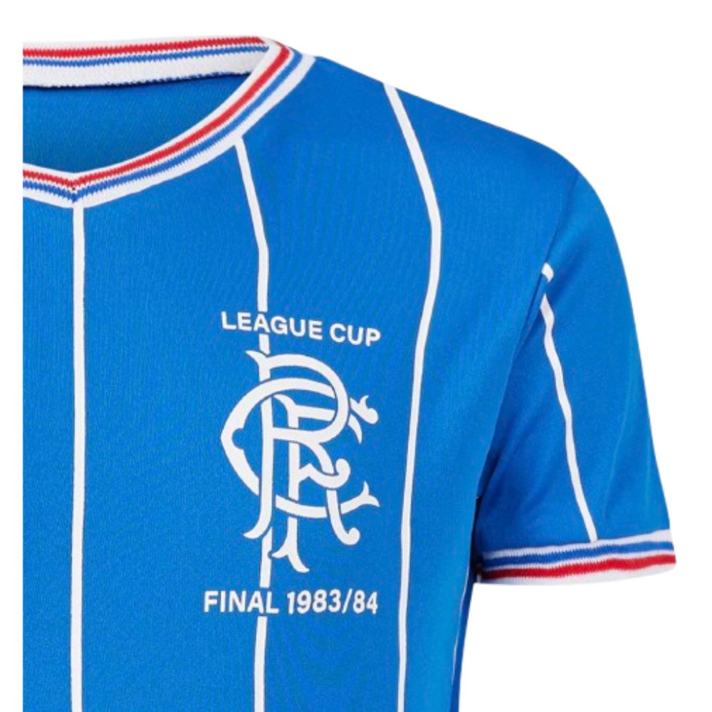 1983-1984 Rangers League Cup Final Home Shirt - Kids
